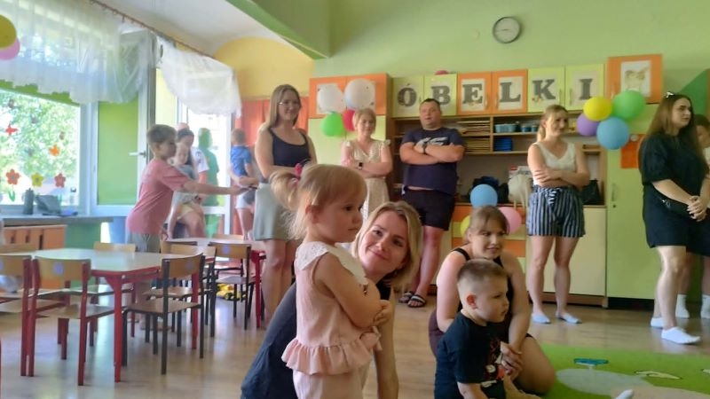 zajęcia w sali przedszkolnej