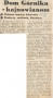 Tekst artykułu: DOM GÓRNIKA - HAJNOWIANOM (8.06.1971, Gazeta Białostocka)