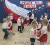 Dzieci z grupy IV Króliczki tańczące taniec narodowy - Krakowiak.