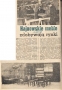 Wycinek skanu gazety. Tytuł artykułu "Hajnowskie meble zdobywają rynki"