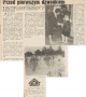 Wycinek skanu gazety z artykułem "Przed pierwszym dzwonkiem"