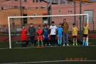Zespół piłkarski ze Szkoły Podstawowej Nr 4 w Hajnówce
