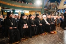 duchowni cerkwi prawosławnej podczas koncertu