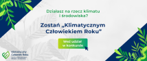 baner "Zostań Klimatycznym Człowiekiem Roku"