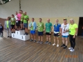 dekoracja zawodników na podium    