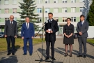 Konferencja na temat rządowego dofinansowania dla szpitala powiatowego w Hajnówce