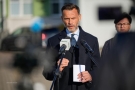 Konferencja na temat rządowego dofinansowania dla szpitala powiatowego w Hajnówce