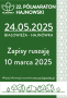 informacje o wydarzeniu, logo organizatora, grafika tematyczna