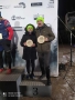 na podium