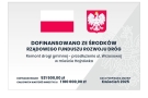 informacje o dofinansowaniu, loga projektowe