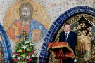gospodarz miasta przy mikrofonie podczas otwarcia festiwalu