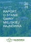 na niebieskim tle nazwa dokumentu i logo miasta