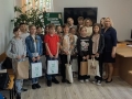 Moment wręczenia nagród - dla zdobywcy III miejsca