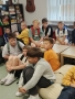 uczestnicy obozu sportowego na spotkaniu