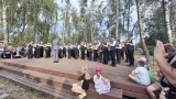 koncert orkiestry w parku miejskim