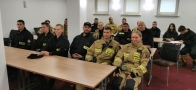 uczestnicy szkolenia podczas wykładów