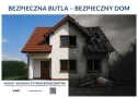grafika domu podzielonego na pół (prawa strona przedstawia dom po wybuchu gazu)