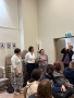 przywitanie polskiej orkiestry przez władze miasta i opiekunów projektu po stronie litewskiej