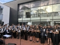 koncert orkiestr na inauguracjii Święta Miasta Jurbarkas