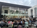 koncert orkiestr na inauguracjii Święta Miasta Jurbarkas