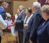 wręczanie medali przez Burmistrza