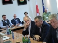 Posiedzenie Powiatowego Zespołu Zarządzania Kryzysowego - uczestnicy w trakcie posiedzenia