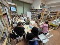 zajęcia w czytelni  dziecięcej