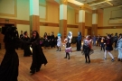 dzieci uczestniczące w imprezie halloweenowej.