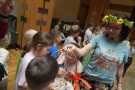 uczniowie uczestniczący w zajęciach artystycznych „Wiosenna Przygoda” 