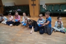 uczniowie uczestniczący w zajęciach artystycznych „Wiosenna Przygoda” 