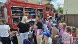oglądanie wozu strażackiego