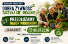 informacje o wydarzeniu, logo organizatora, grafika tematyczna